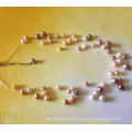 6strands Mixed Color Fancy Natural Water Pearl Necklace